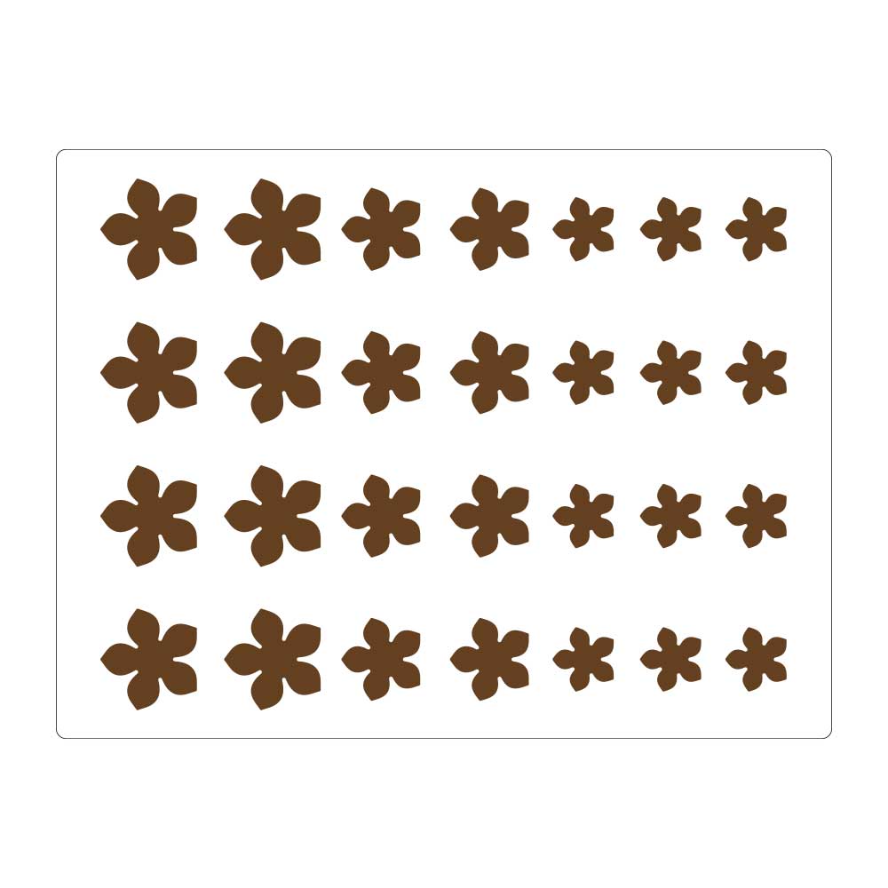 Martellato šabloon Flowers CHASIL34