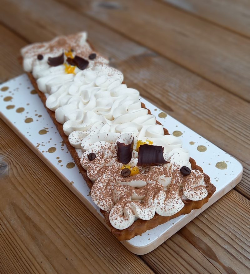Cappuccino-tsitruse tartlett